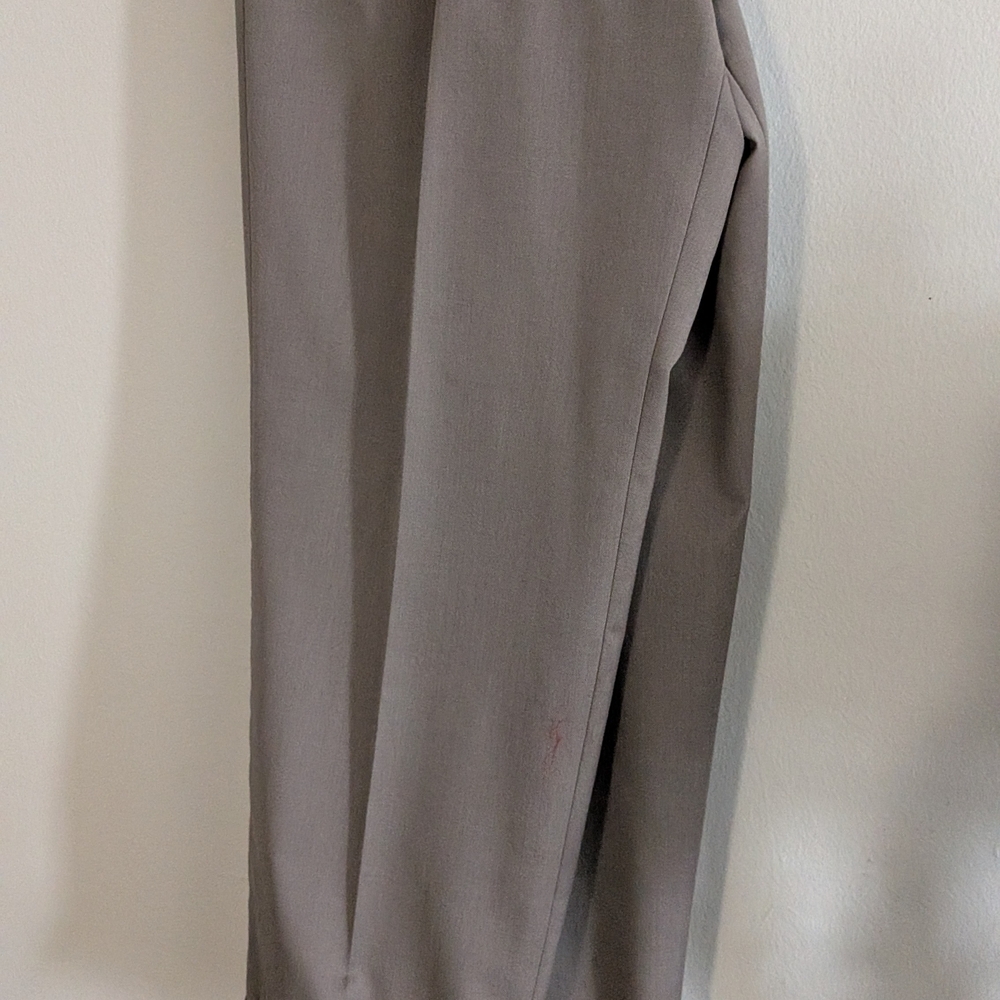 Arrow Gray Dress Pants with Tapered Legs